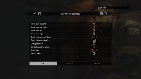 mgsv phantom pain keyboard controls